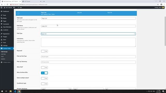 Links & Page Links - WordPress Advanced Custom Fields for Beginners (18) смотреть онлайн