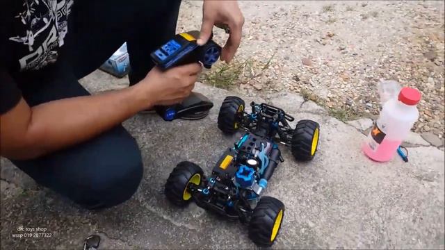 Hsp 1/10 Nitro Truck Out Of Box Test Run