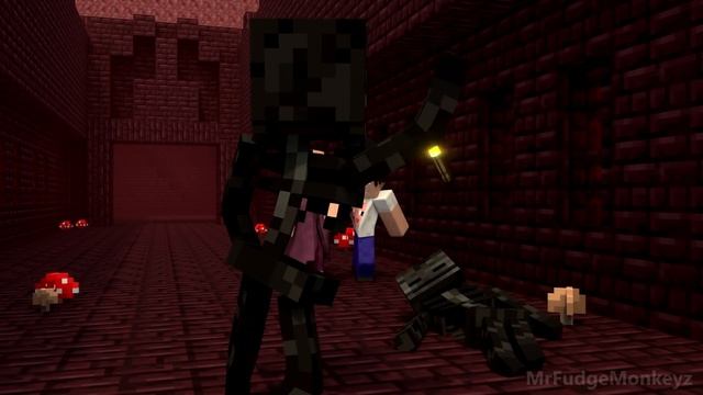 Wither Skeleton Life - Minecraft Animation смотреть онлайн