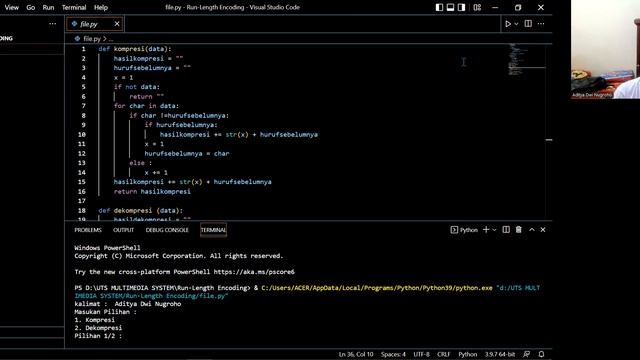 CARA COMPRESS DATA MENGGUNAKAN METODE RUN LENGTH ENCODING смотреть онлайн