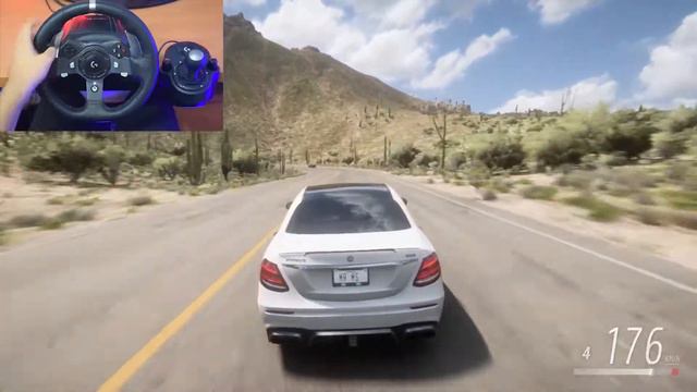 BRABUS 800 MERCEDES-BENZ AMG E63S | Forza Horizon 5 | Logitech G920 + Shifter Gameplay смотреть онлайн