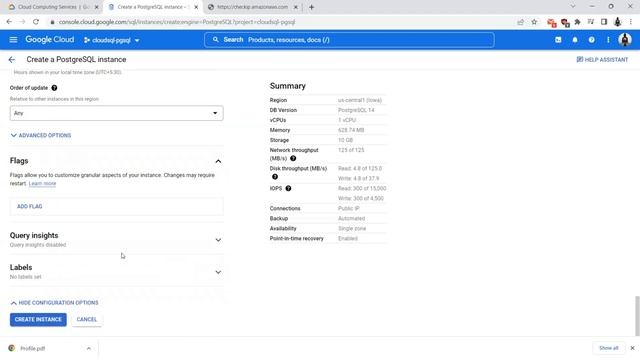 How to create Cloud SQL Postgres Db Instance on GCP and Connect from Local PC using PgAdmin4 смотреть онлайн