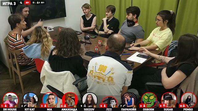 Ukrainian Mafia Open 2023: день 2, стол 3 смотреть онлайн