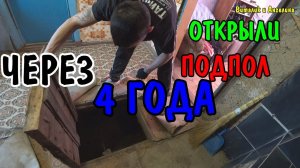 КОПАЕМ ОГОРОД / ПОСАДИЛИ КАРТОШКУ / ВСКРЫЛИ ПОДПОЛ ЧЕРЕЗ 4 ГОДА