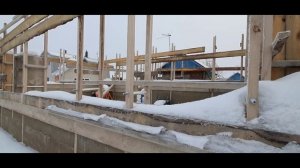 Дом из опилкобетона монолита. Часть 12