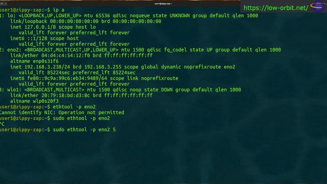 Ethtool Command - Linux