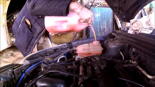 Замена антифриза Ford Focus 2 1.6 смотреть онлайн