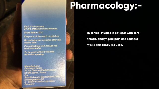 Ambroxol hydrochloride(Mucosolvan) pharmacology, dosage in adults and children смотреть онлайн