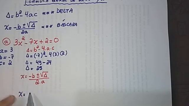 Equação do 2° Grau - Fórmula Geral de Resolução - Bhaskara - Aula 01 - Professor Nilsinho Vaz смотреть онлайн