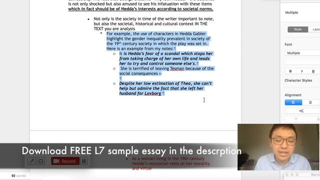 How to get L7 in English Langlit/lit Paper 2 PREDICTABLY смотреть онлайн
