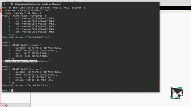 10 MySQL Hindi Database Tutorial - Alter - Change - RENAME TABLE Name смотреть онлайн