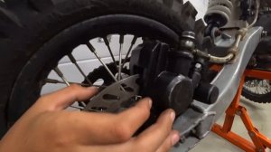 Замена тормозных колодок на Питбайке BSE EVO 110