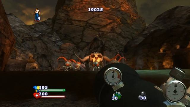 Serious Sam Серьёзный Сэм 2 Клир 22 уровень Сад костей смотреть онлайн