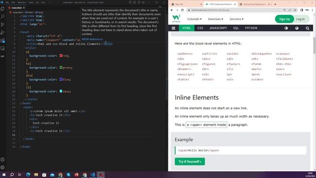 html and css bangla tutorial Inline / block : Part 11 смотреть онлайн