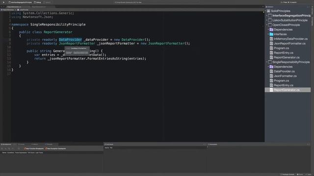 SOLID Principles in C# - Dependency Inversion Principle смотреть онлайн