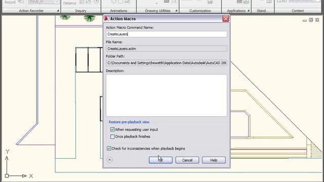 AutoCAD 2009 - part 10 - Action Recorder смотреть онлайн