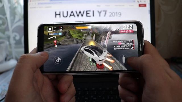 Huawei Y7 2019 и Asphalt 9 Legends смотреть онлайн