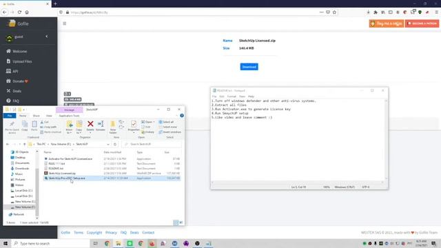 How to Install Sketch Up Pro 2021 with Activatior смотреть онлайн