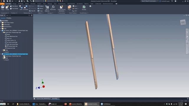 Autodesk Inventor 2022 Model States смотреть онлайн