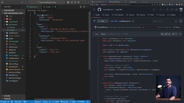 Chain NextAuth And Internationalization Middlewares In NextJs 14