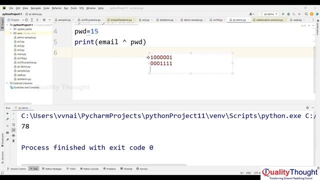 Selenium with Python | Operation Control Statments | Automation Testing Selenium | Quality Thought смотреть онлайн