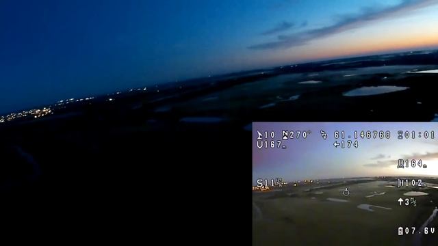 Квадрокоптер Syma X8C полёты ночью. Работа RuncamHD и Sony Effio в условиях недостатка света. смотреть онлайн