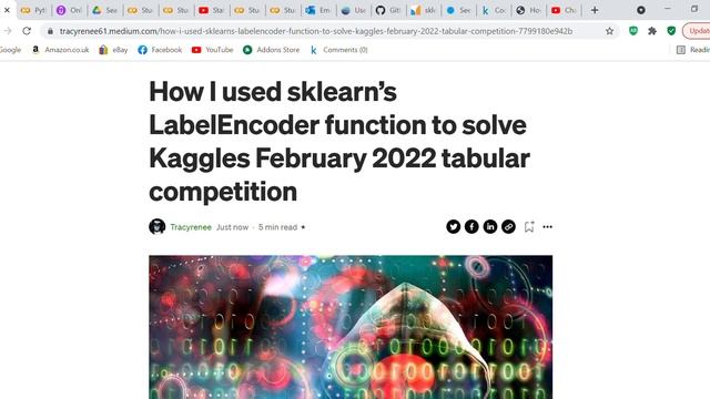 How I used sklearns LabelEncoder function to solve Kaggles February 2022 tab competition - blog pos смотреть онлайн