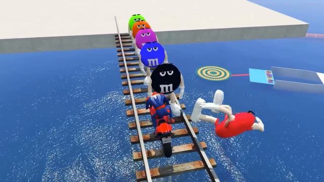 GTA 5 Crazy Ragdolls | Spiderman On Rainbow Spiders Bridge (Spiderman Fails Shark Jumps) смотреть онлайн