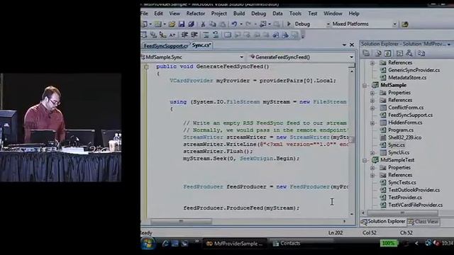MIX08 Using the Microsoft Sync Framework and FeedSync смотреть онлайн