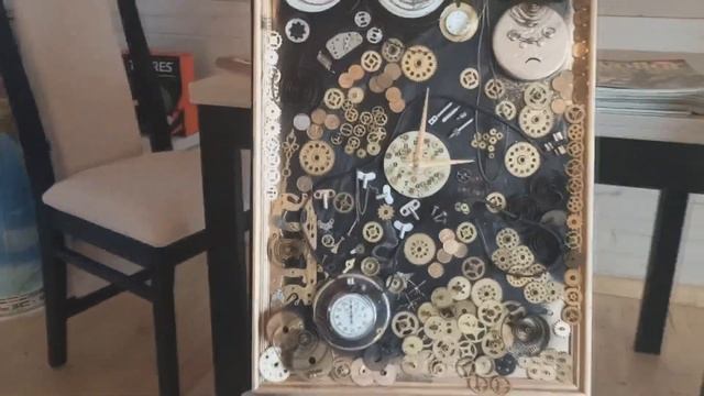 КАРТИНА-ПАННО из старых вещей. смотреть онлайн