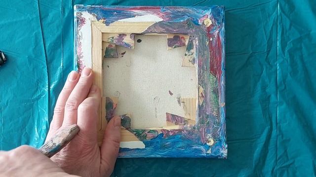 Как я удаляю строительный скотч с обратной стороны холста. смотреть онлайн