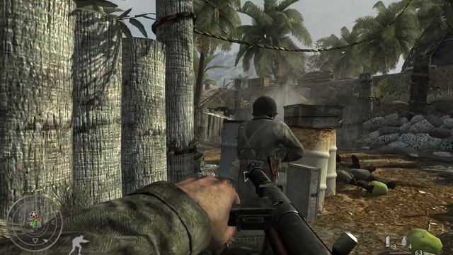 Call of Duty: World at War | Quémenlos Trinchera Ardiente !! #5 смотреть онлайн
