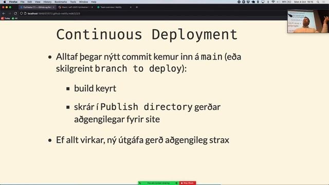 Vefforritun 1, 2021: Fyrirlestur 7.2: GitHub og Netlify смотреть онлайн