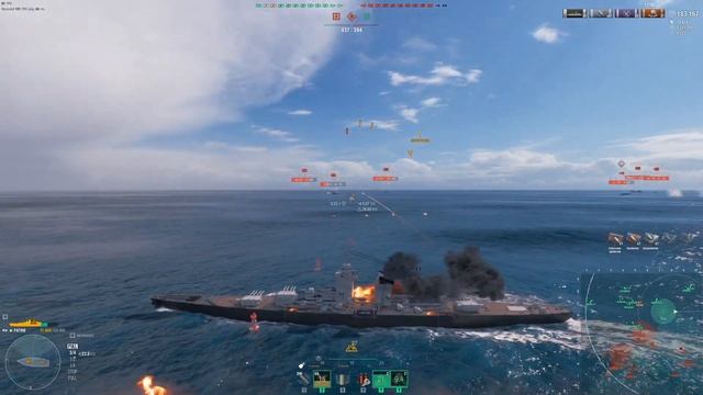 PATRIE БОЙ НА СУПЕР-ЛИНКОРЕ ФРАНЦИИ (ЛИСА В КУР.....Е) ?МИР КОРАБЛЕЙ? смотреть онлайн