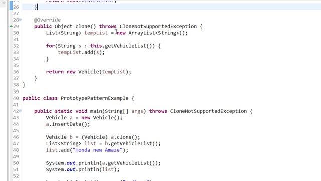 Prototype Design Pattern in Java смотреть онлайн