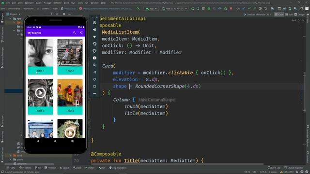 Usando Cards de Material Design en ? Jetpack Compose #11 смотреть онлайн
