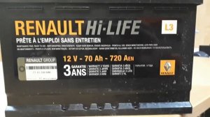 Аккумулятор Рено 7711238598 70AH/720A L3