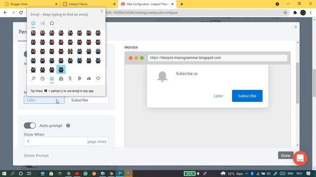 Push Notification For Blogger Setup | One signal Setup For Blogger | How to make user Subscribe Blo смотреть онлайн