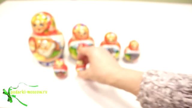 Русская народная матрешка - Колобок (10 мест) смотреть онлайн