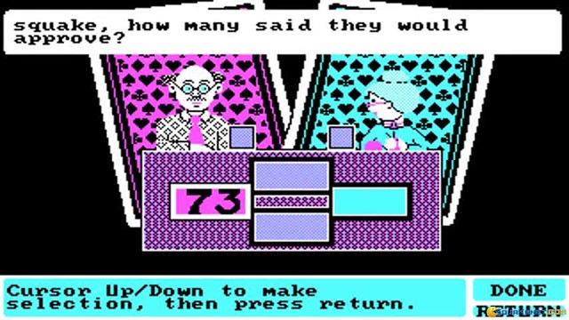 Card Sharks gameplay (PC Game, 1987) смотреть онлайн