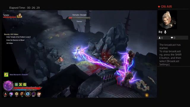 Jaydiamondgx's Live PS4 Broadcast Diablo 3 season 22 Road to Hydra Wizard build смотреть онлайн