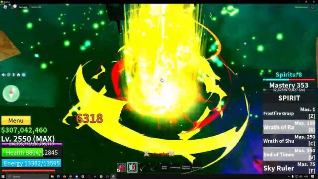 BEST ONE SHOOT COMBO SPIRIT + SANGUINE ART + SHARK ANCHOR | BLOX FRUITS BOUNTY HUNTING 30M смотреть онлайн