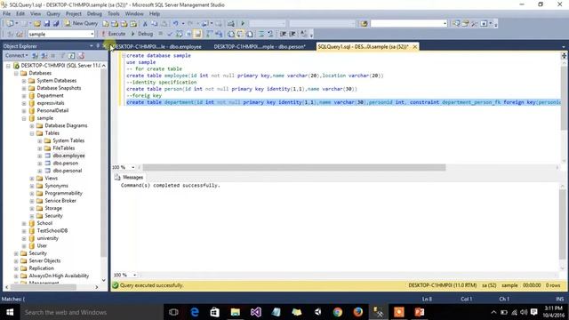 Part 5 Foreign key And delete table смотреть онлайн