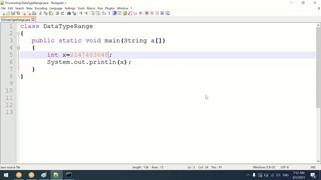 #L4 Core Java Data types byte short int long double boolean float double смотреть онлайн