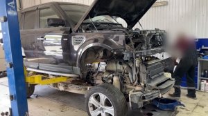 RANGE ROVER SPORT как снимают кузов с рамы СУНДУКА