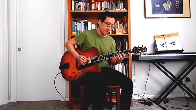 Sunset and the Mockingbird - jazz guitar solo - Sadowsky Jim Hall смотреть онлайн