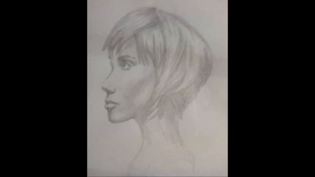 Учимся рисовать Портрет девушки смотреть онлайн