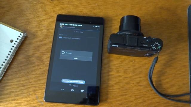 Sony DSC-RX100M2 NFC Connection смотреть онлайн