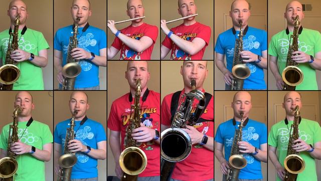 "DuckTales Theme" Cover by Nathan Hatton - Saxophone/Flute Multitrack смотреть онлайн