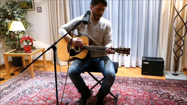 Here Without You - 3 Doors Down (Days in April acoustic cover) смотреть онлайн